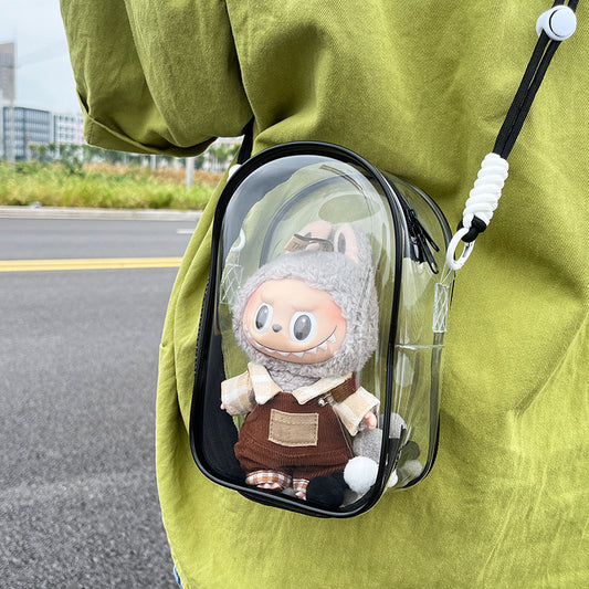 Popmart Labubu Plushy Keychain Bag Anti Theft Accessories Bag