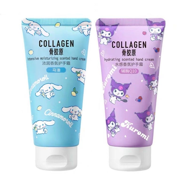 2 Pieces Sanrio Characters Cute Kawaii Hand lotion Moisturizing Skincare Cinnamoroll kuromi My Melody