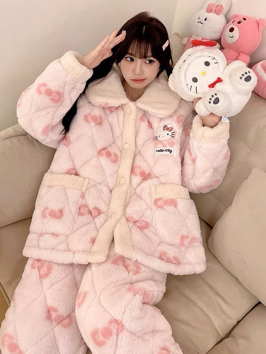 Sanrio Winter Pajamas Hello Kitty