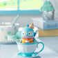 Sanrio Tea Party Blind Box Hello Kitty Hangyodon Cinnamoroll My Melody Kuromi Pochacco Pompompurin