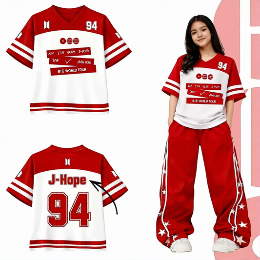 K-pop BTS Arirang World Tour Concert Jersey