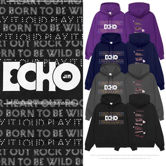 K-pop BTS Jin Tour Echo Album Sweater Hoodie