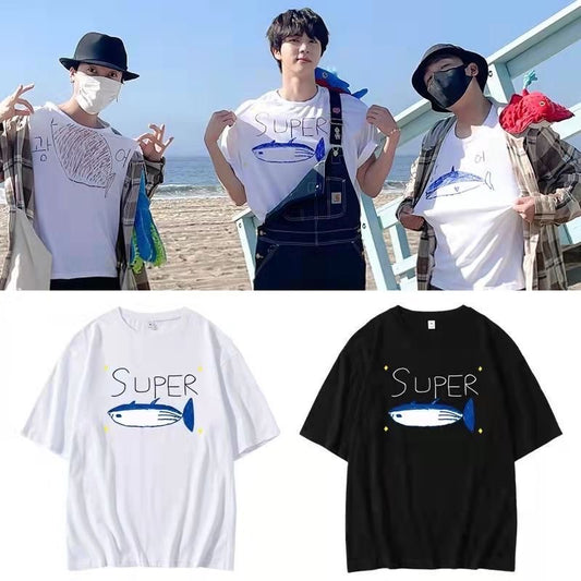 K-pop BTS Jin Tour Super Tuna Tshirt BTS Army