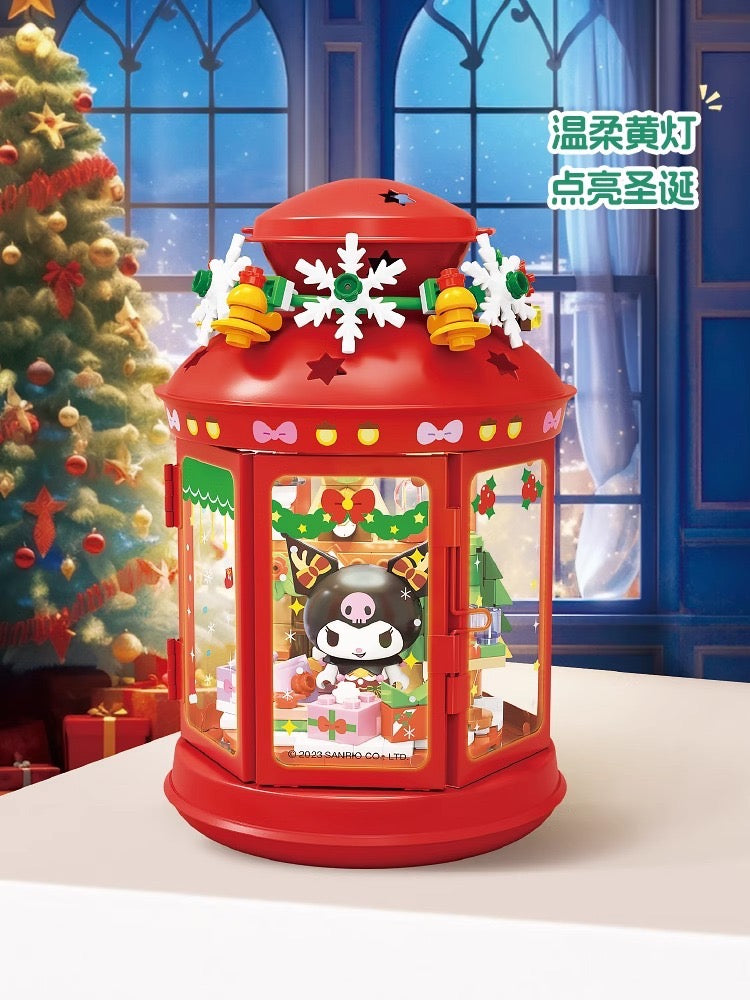 Sanrio Christmas Top Toy Blocks Figure Kuromi  Christmas Ornament Doll