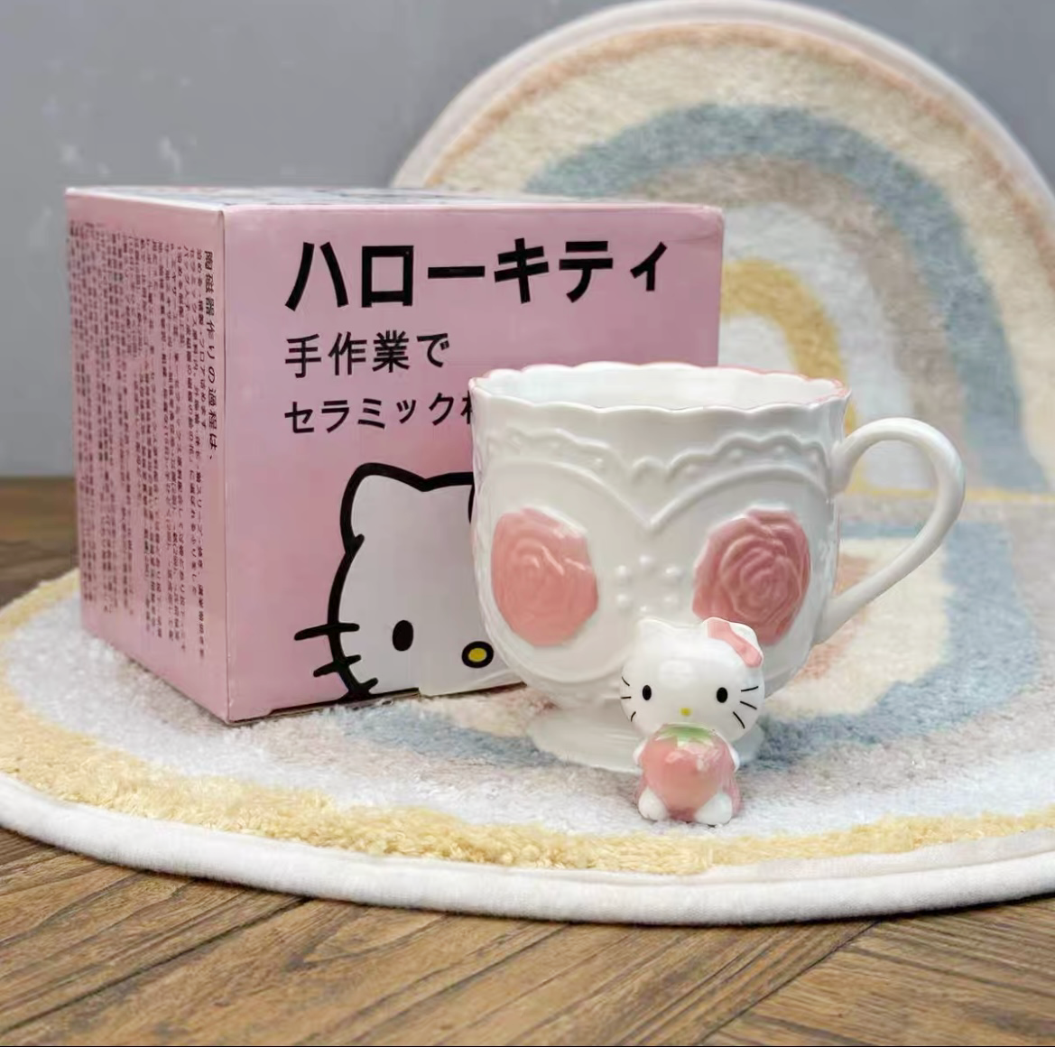 [ FREE SHIPPING] 1 Random Cute Kawaii Hello Kitty Ceramic Mug Sanrio Coffee Cup