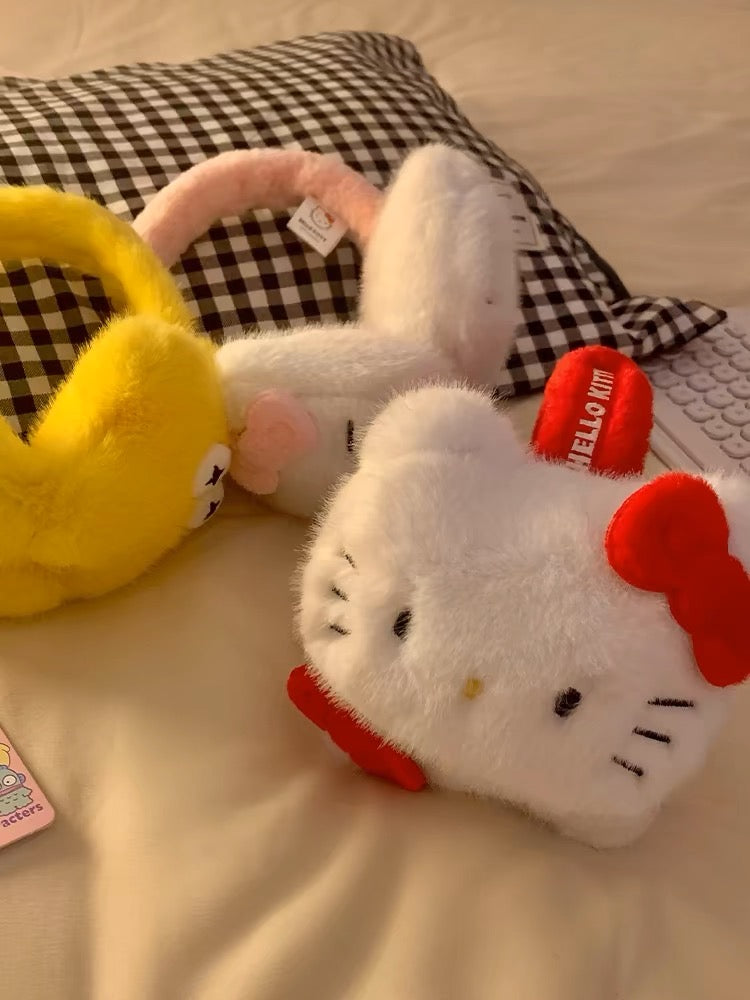 Sanrio Winter Earmuffs Hello Kitty Pochacco My Melody Cinamoroll