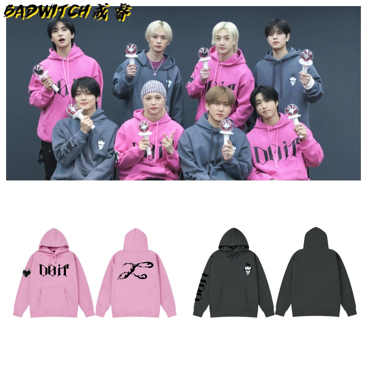 K-pop Stray Kids Do It Album Sweater Hoodie Winter Jacket