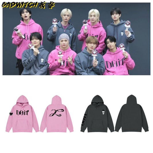 K-pop Stray Kids Do It Album Sweater Hoodie Winter Jacket