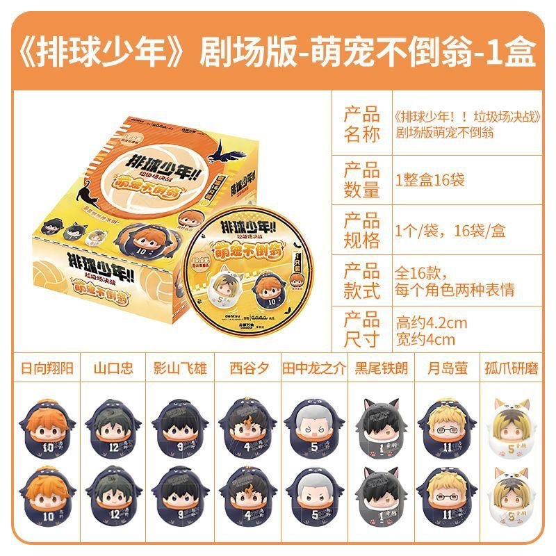 Haikyuu Anime Mini Doll Figure Blind Boxes Bag 4cm