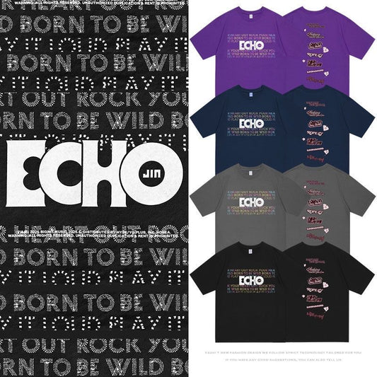 K-pop BTS Jin Tour Echo Album Tshirt