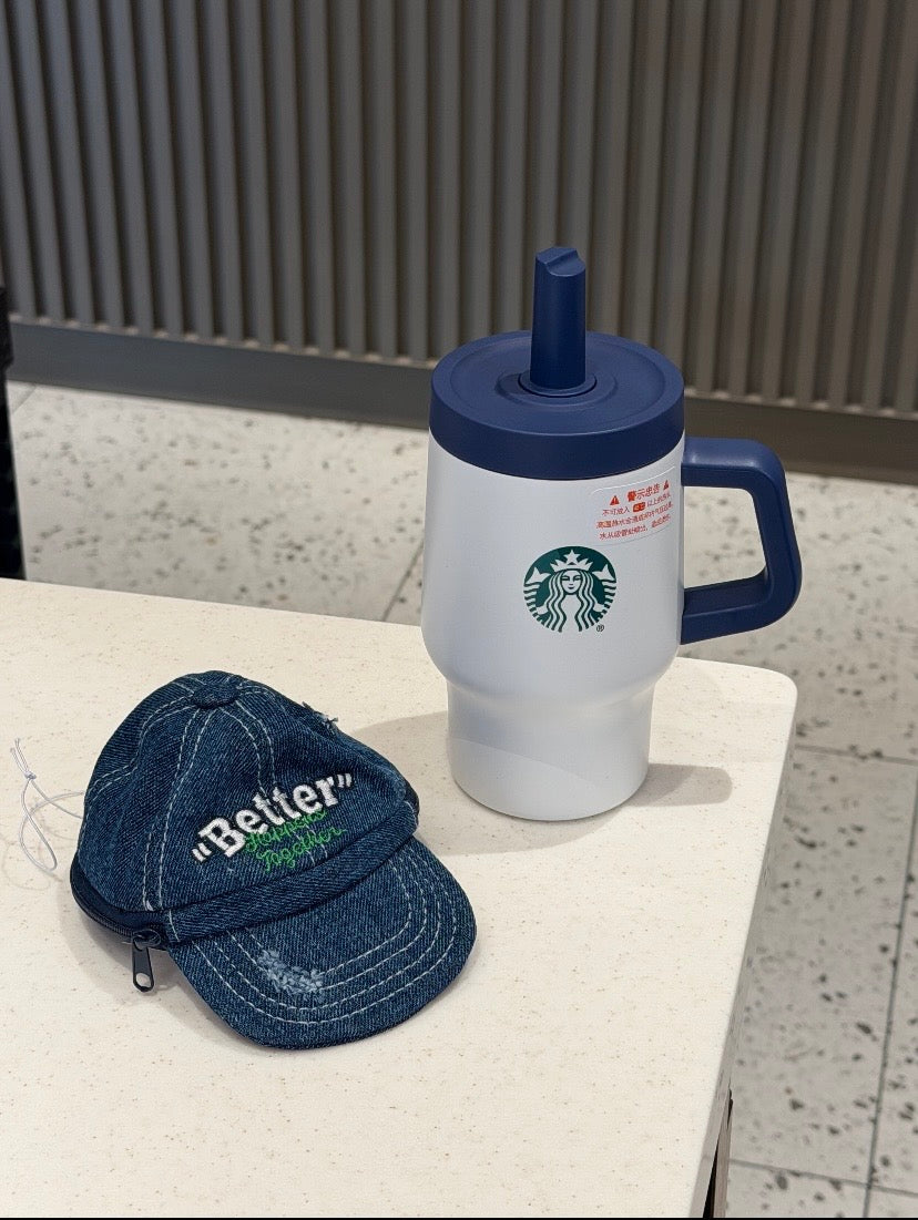 Authentic Starbucks Mainland China Denim Series Stanley Tumbler