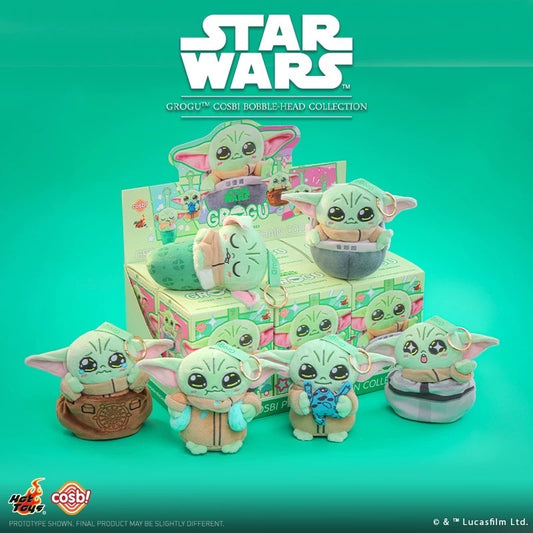 [Authentic ] Star Wars Cosbi Blind Boxes Vinyl Plush Grogu