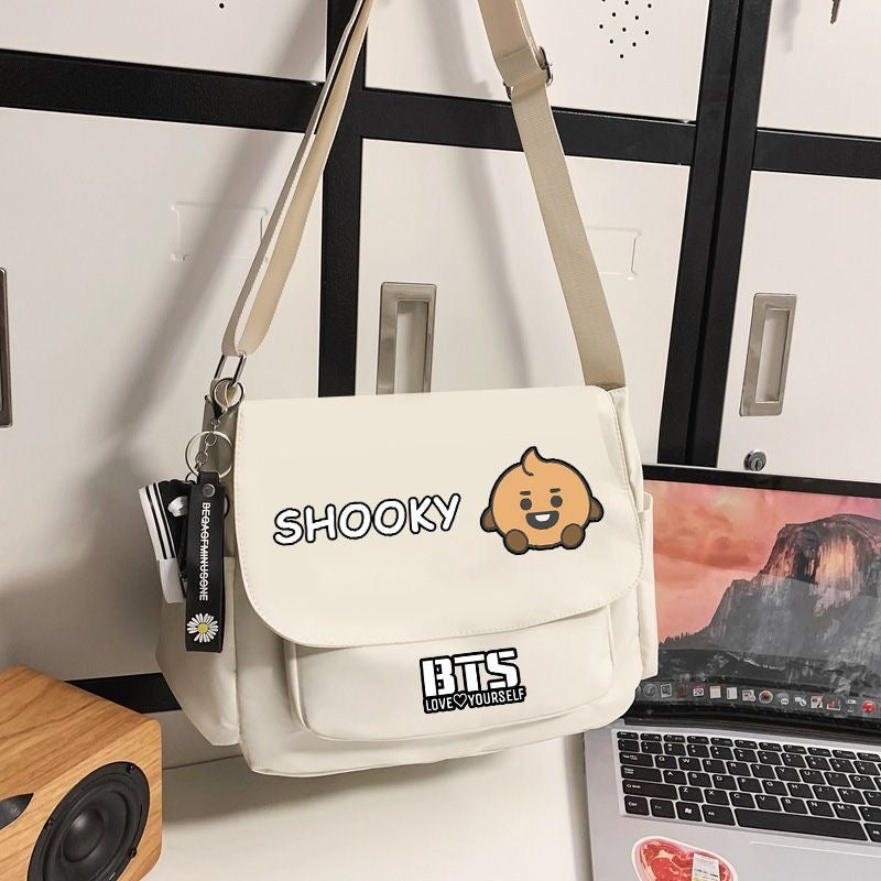 K-pop BTS Suga Jimin RM Jungkook JHope Jin V Crossbody Bag