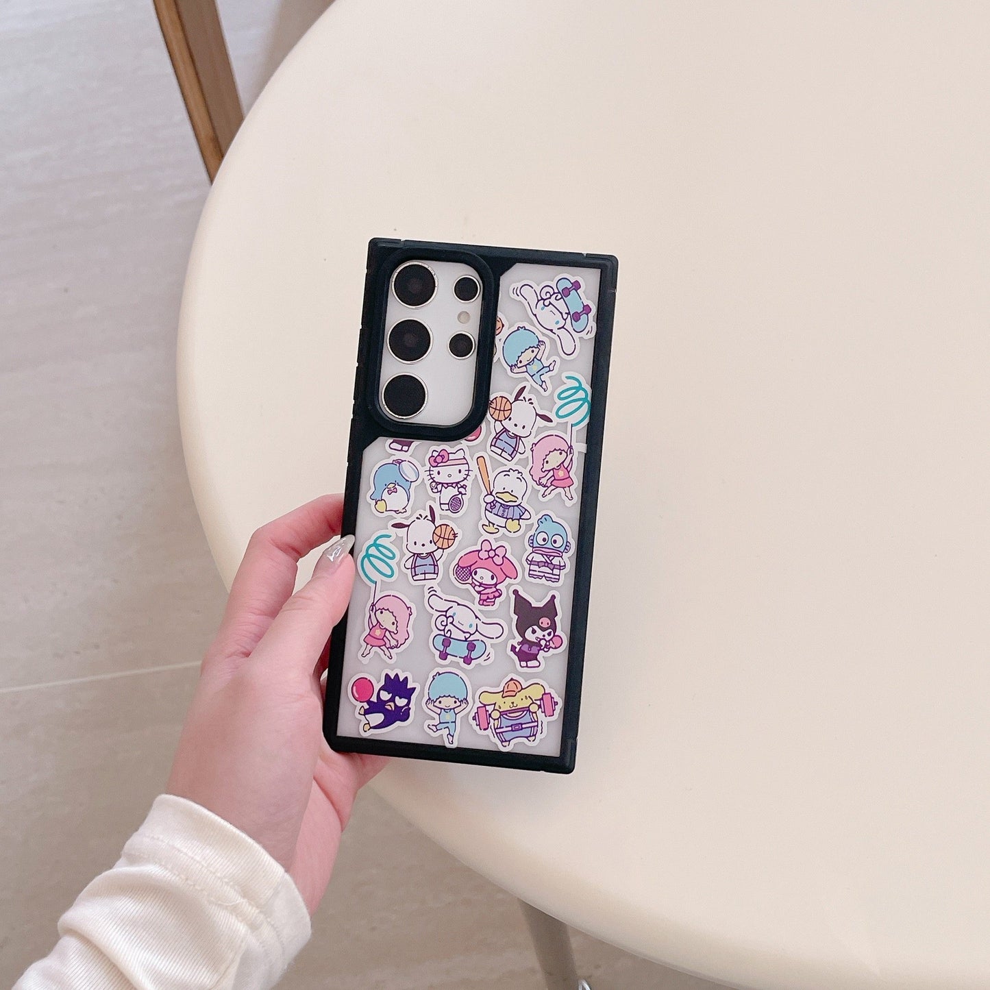 [Free Shipping] Sanrio Disney Phone Case Samsung Badtzmaru Hello Kitty My Melody Pom Pom Twinstars Cinamoroll Kerroppi Hangyodon