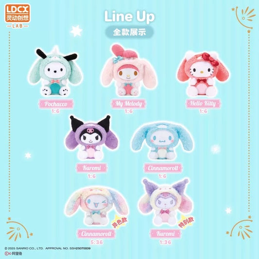 [Authentic] LDCX Toptoy Sanrio Bunny Ears Vinyl Plush Blind Boxes