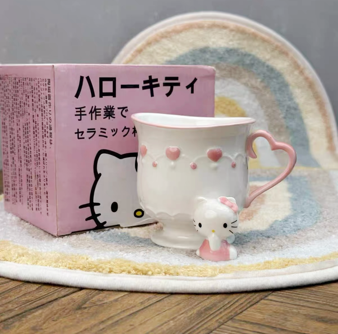 [ FREE SHIPPING] 1 Random Cute Kawaii Hello Kitty Ceramic Mug Sanrio Coffee Cup