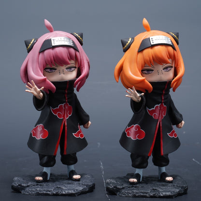 Spy X Family Anya Naruto Akatsuki Cosplay Blind Boxes Figure 17.5 cm