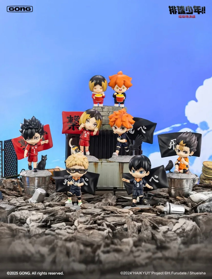 [Authentic] Popmart Gong X Haikyuu Garbage Dumpstar Battle  Series Blind Boxes Series