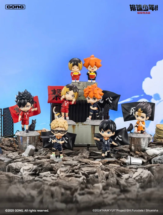 [Authentic] Popmart Gong X Haikyuu Garbage Dumpstar Battle  Series Blind Boxes Series