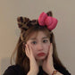 Sanrio Cute Hello Kitty Cat Ears Headband Animal Print