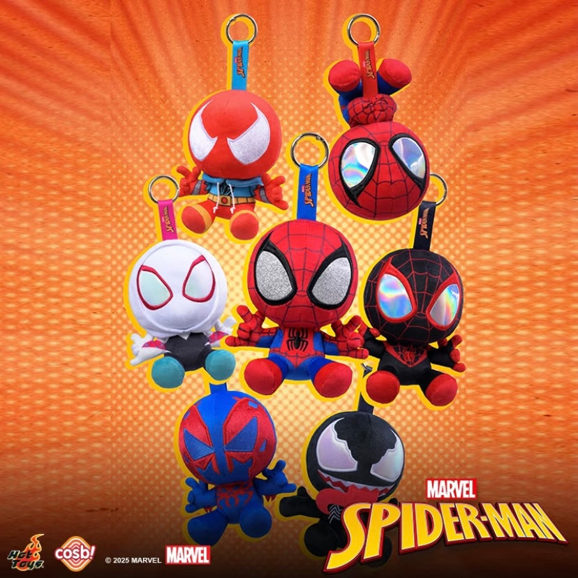 [Authentic ]Marvel Cosbi Blind Boxes Vinyl Plush Spider-Man
