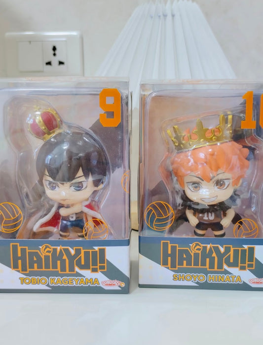 [Authentic] Cosbi Haikyuu Anime Shoyo Hinata Tobio Kageyama 11.5 cm Figure Not Blind Boxes