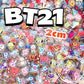 K-pop BTS Charms Acrylic DIY Concert World Tour Freebies 60 mixed pieces 2cm