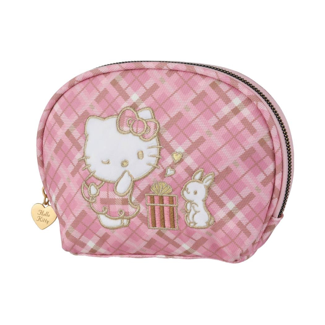 [Authantic] Miniso land Sanrio Hello Kitty Bag Mirror Plushy Pillow Hair Clip Retro Plaid Series