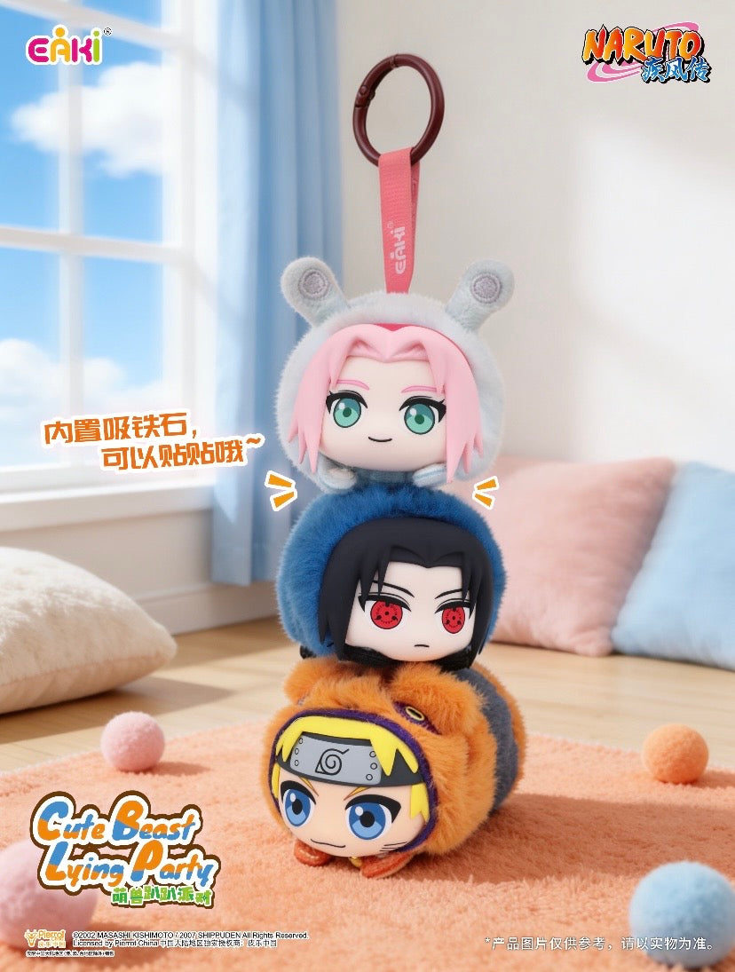 PRE -ORDER [AUTHENTIC] TopToy X Naruto Cute Beast  Lying Beast Series Naruto Shippuden Vinyl Face Plush Doll Blind Boxes