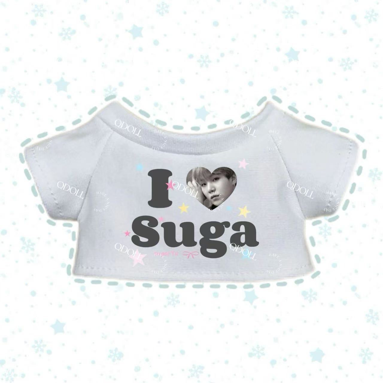 K-pop BTS Army Labubu Clothes Plush Doll Outfit