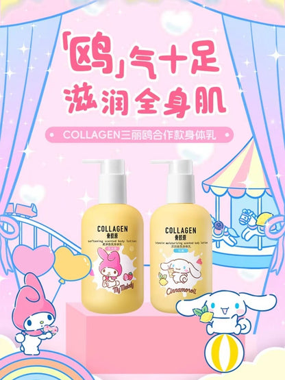 Sanrio Characters Cute Kawaii Body lotion Moisturizing Skincare Cinnamoroll My Melody