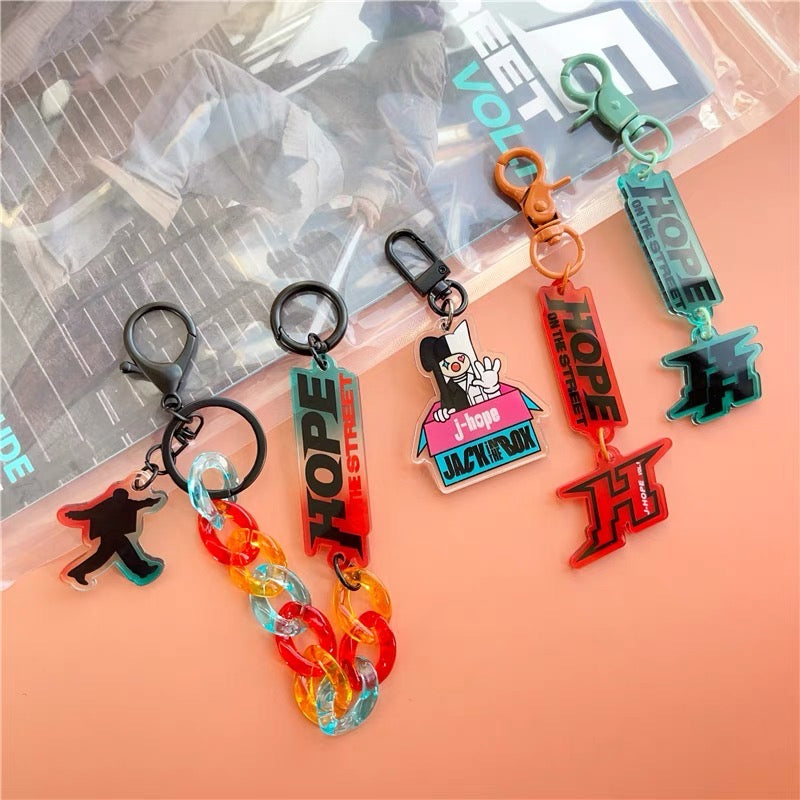 K-pop JHope Phone Bag Charm Acrylic Charms DIY