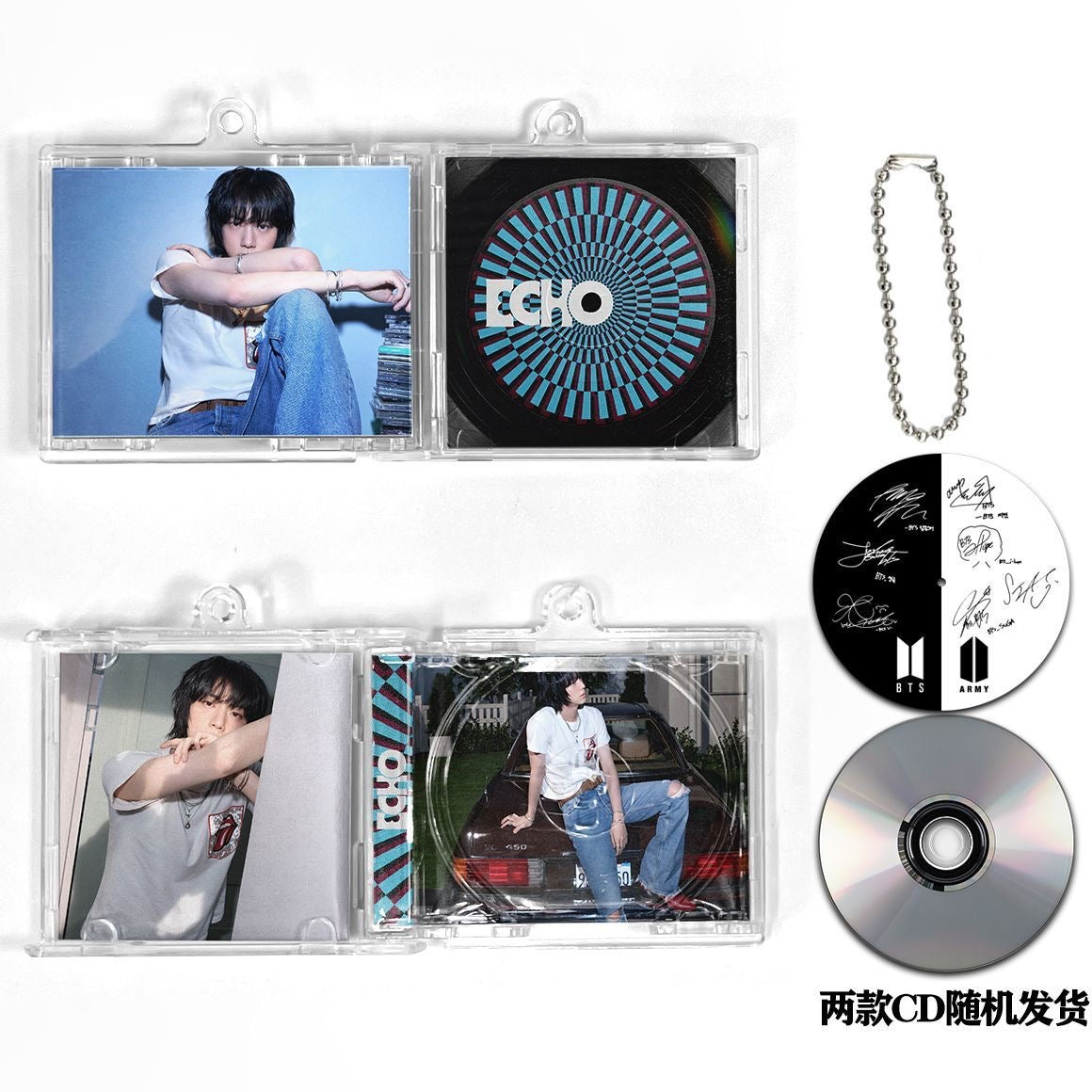 K-pop BTS Jin Echo Album  Mini NFC Keychain / Bag Accessories