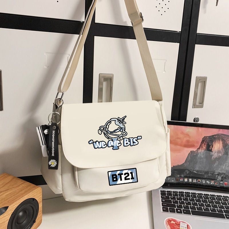K-pop BTS Suga Jimin RM Jungkook JHope Jin V Crossbody Bag