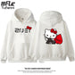 K-pop 2NE1 Welcome back Tour Sanrio Hello Kitty Winter Sanrio Sweater Hoodie Park Bom Minzy CL Dara