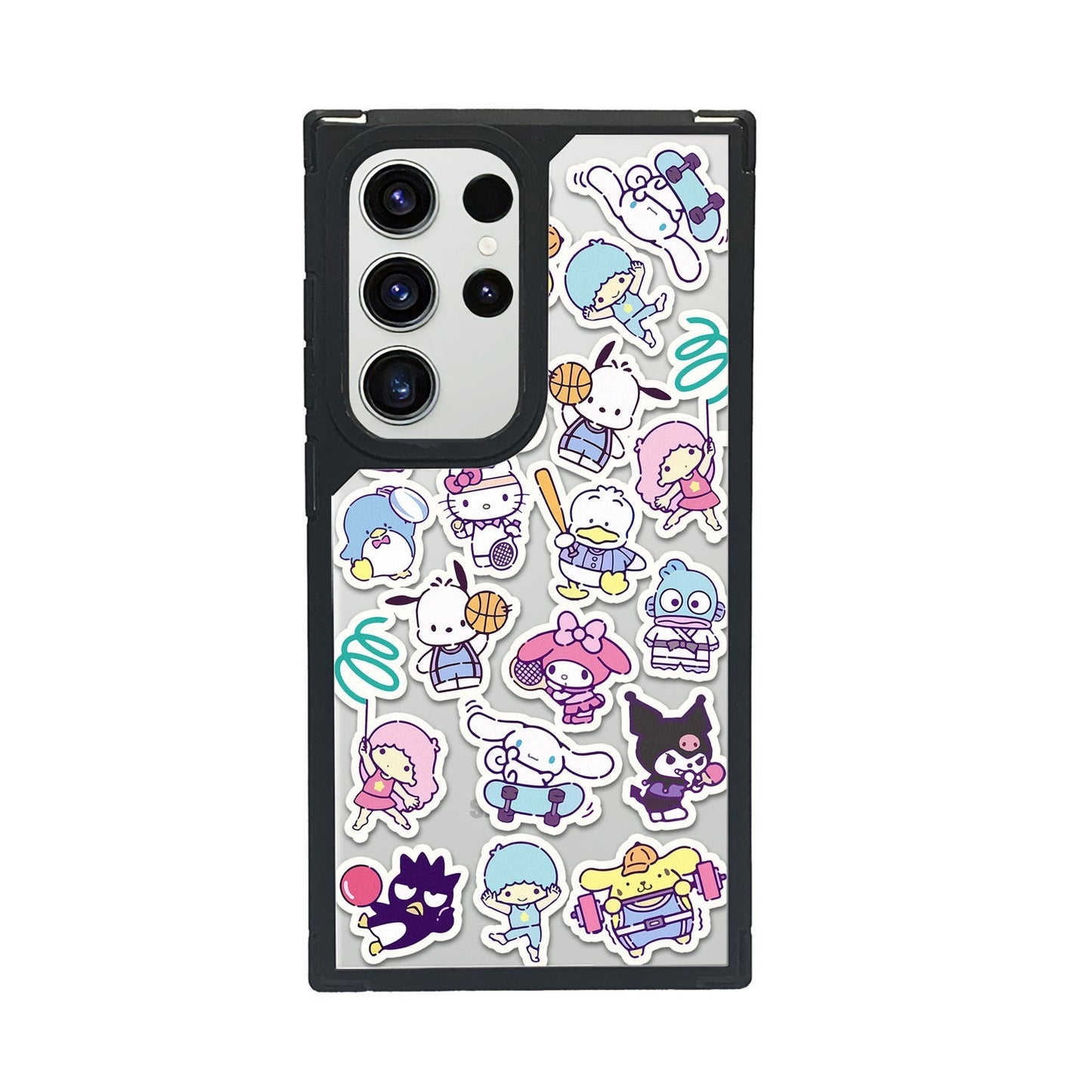 [Free Shipping] Sanrio Disney Phone Case Samsung Badtzmaru Hello Kitty My Melody Pom Pom Twinstars Cinamoroll Kerroppi Hangyodon