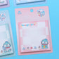 Sanrio Hangyodon 4 Pcs Sticky Notes Stationary Journal Accessories