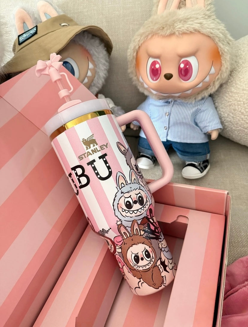 Cute Labubu Stanley Inspired 40 oz Tumbler