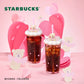 Authentic Starbucks Glass Cup Bear Hearts Cup