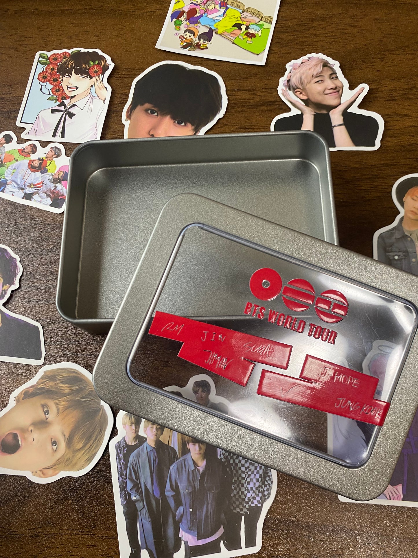 K-pop BTS Arirang Tour Iron Storage Box 11.3 *8.2*2.2cm