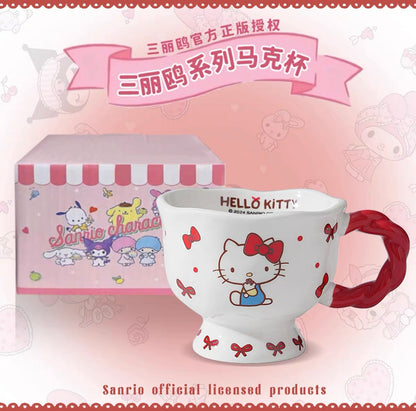Sanrio Coffee Mug Hello Kitty Kuromi My Melody Tea Cup