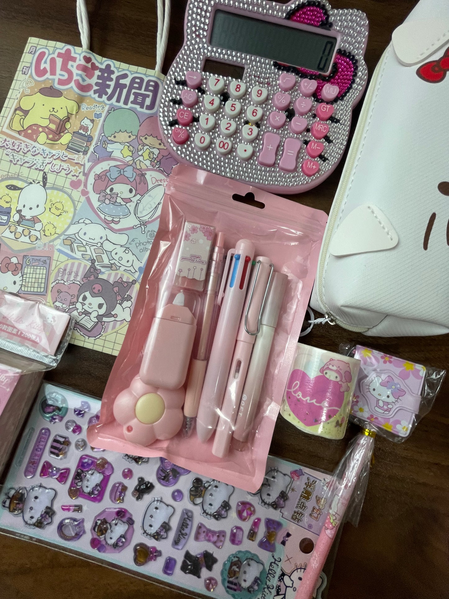 Clearance Bundle Hello Kitty Sanrio Stationary Set 1