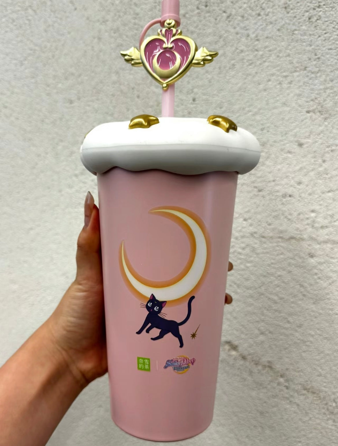 [Free Shipping] Sailor moon X Naixue Tea Ceramic Thermos Cup Fluffy Bag