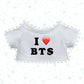 K-pop BTS Army Labubu Clothes Plush Doll Outfit