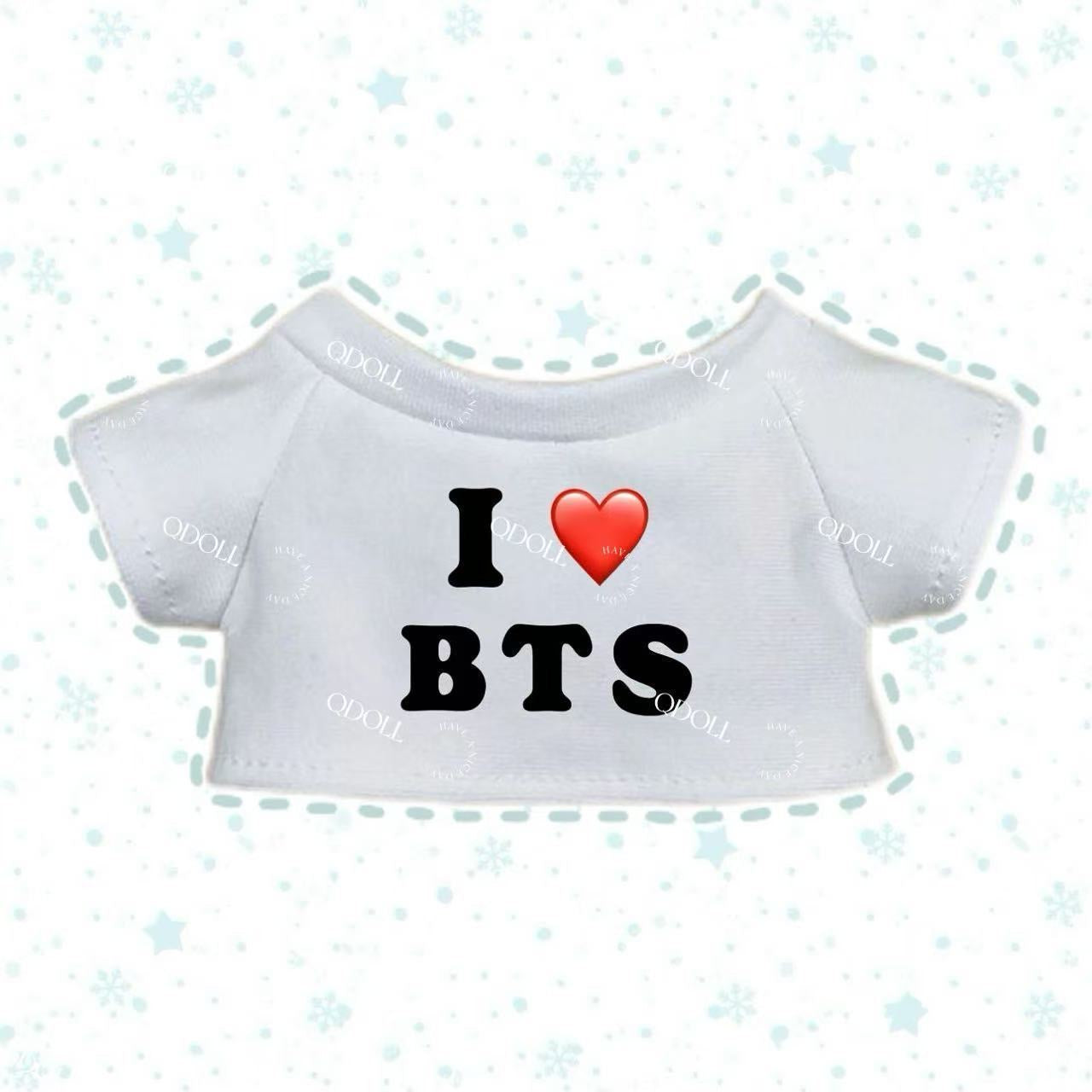 K-pop BTS Army Labubu Clothes Plush Doll Outfit