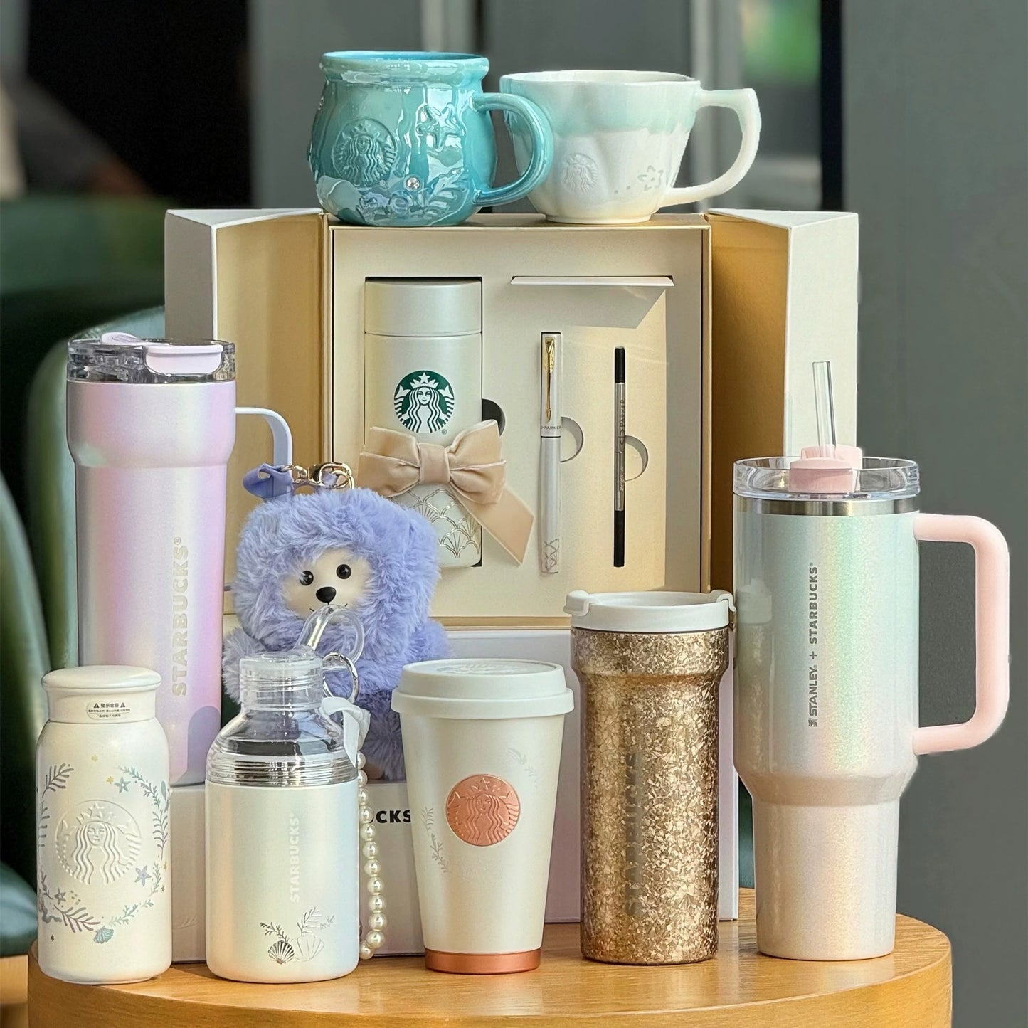Authentic Starbucks China 2025 Romantic Ocean Anniversary Series