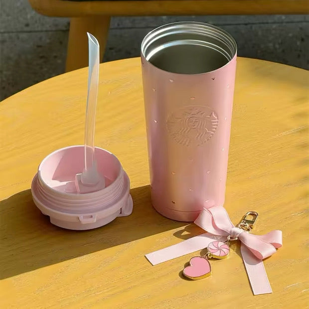 Authentic Starbucks 2026 Chinese Valentines Day Series Sweet Star Duck Cups Plush Bear