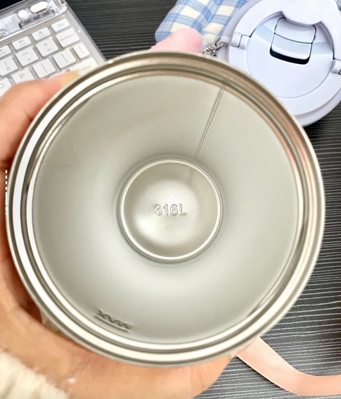 Authentic Starbucks China 520 Valentines Day Stainless Steel Coffee Cup