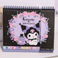 Sanrio 2025 New Year Calendar Stationary Kuromi My Melody Kuromi Cinamoroll Hangyodon