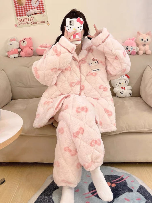 Sanrio Winter Pajamas Hello Kitty Style 2